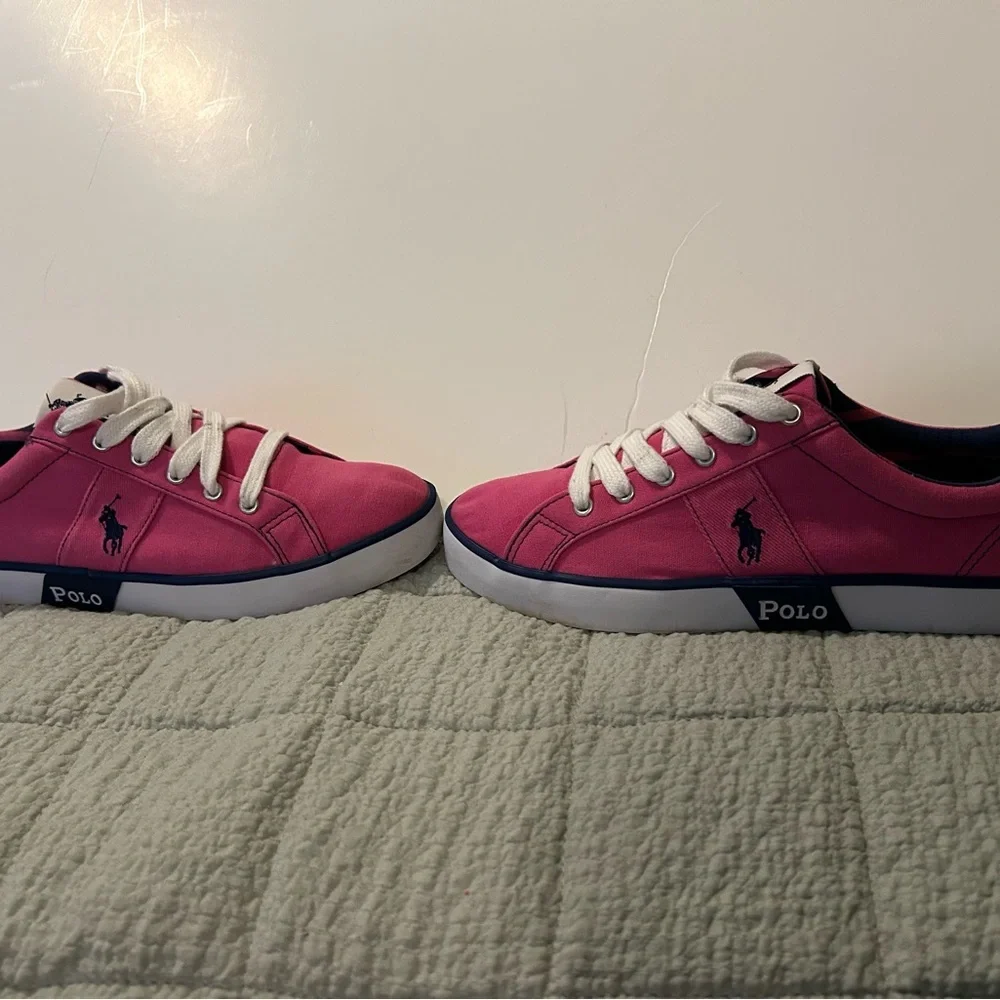 Polo Ralph Lauren Gillian Womens, Pink Sz 9B - Picture 3 of 8